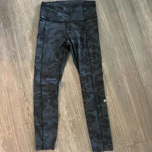 Lululemon blue camo leggings
